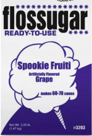 Candy Floss Sugar - Spookie Fruiti grape
